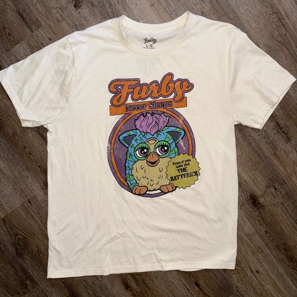 Furby Never Sleeps Graphic Tee - Picture 1 of 8